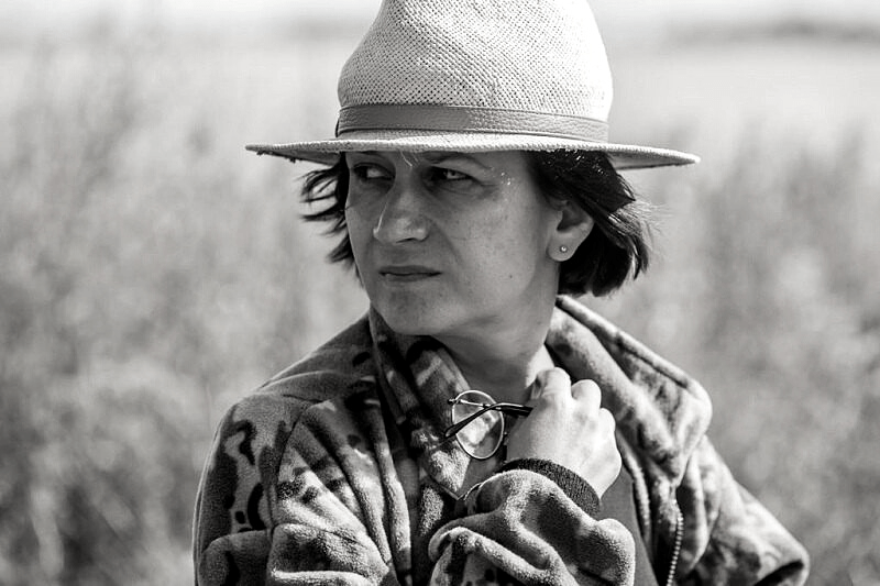 Наталя Ворожбит на зйомках Погані дороги